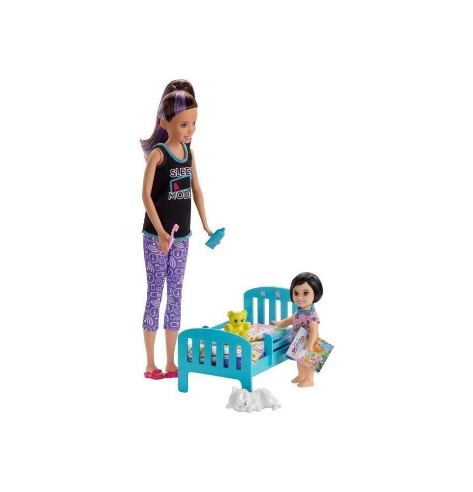 BARBIE Skipper baby-sitter Heure du Dodo