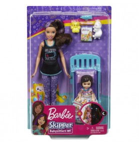 BARBIE Skipper baby-sitter Heure du Dodo