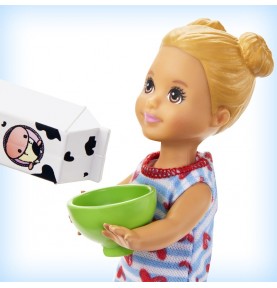 BARBIE Skipper baby-sitter Heure du Repas