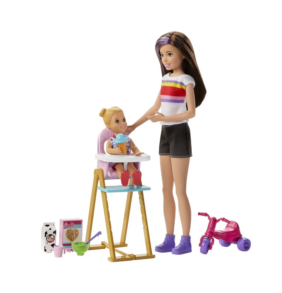BARBIE Skipper baby-sitter Heure du Repas BARBIE Skipper baby-sitter Heure du Repas