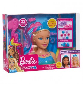 Tête à coiffer Barbie Sirène Dreamtopia