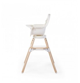 Chaise haute Evolu One.80° Childwood Naturel Blanc