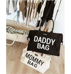 Grand sac weekend / sac à langer MOMMY BAG Noir